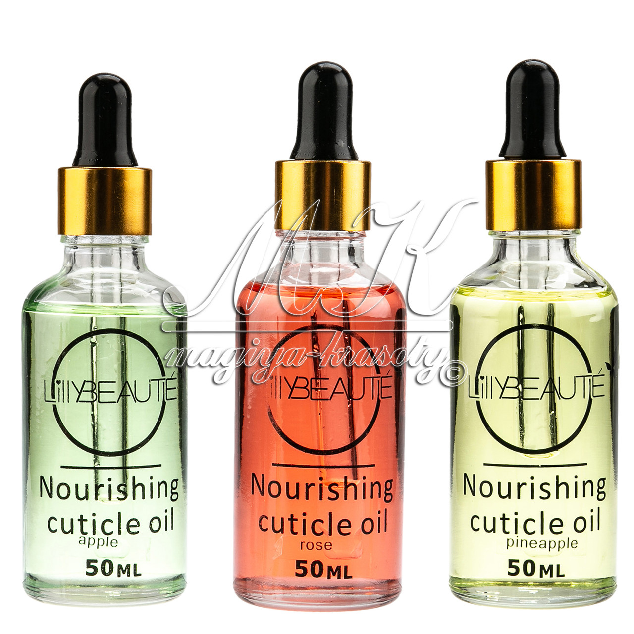 Олія для кутикули з піпеткою в асортименті, 50 мл
