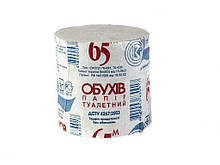 Туалетний папір без гільзи Обухів 48шт*65м сіра