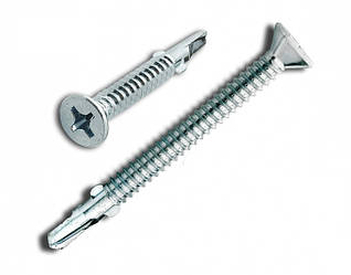 Гвинт самосвердлувальний кріплення дерево до металу 4,8х45 (шліц PH2) (250шт)