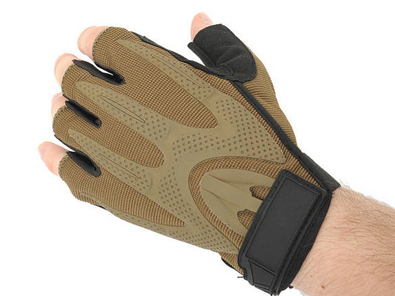 Military Combat Gloves mod. I (Size L) - Tan [8FIELDS] (для страйкболу), фото 2