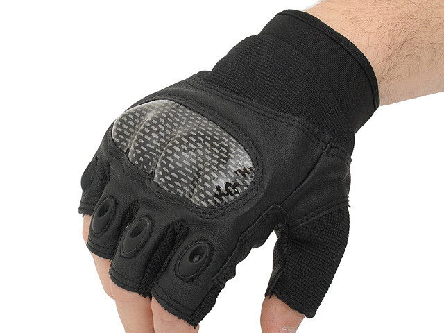 Military Combat Gloves mod. III (Size M) - Black [8FIELDS] (для страйкболу)