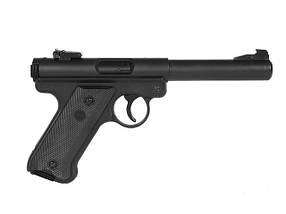 Страйкбольний пістолет Ruger MK1 Black Gas GNB [ASG] (для страйкболу), фото 3