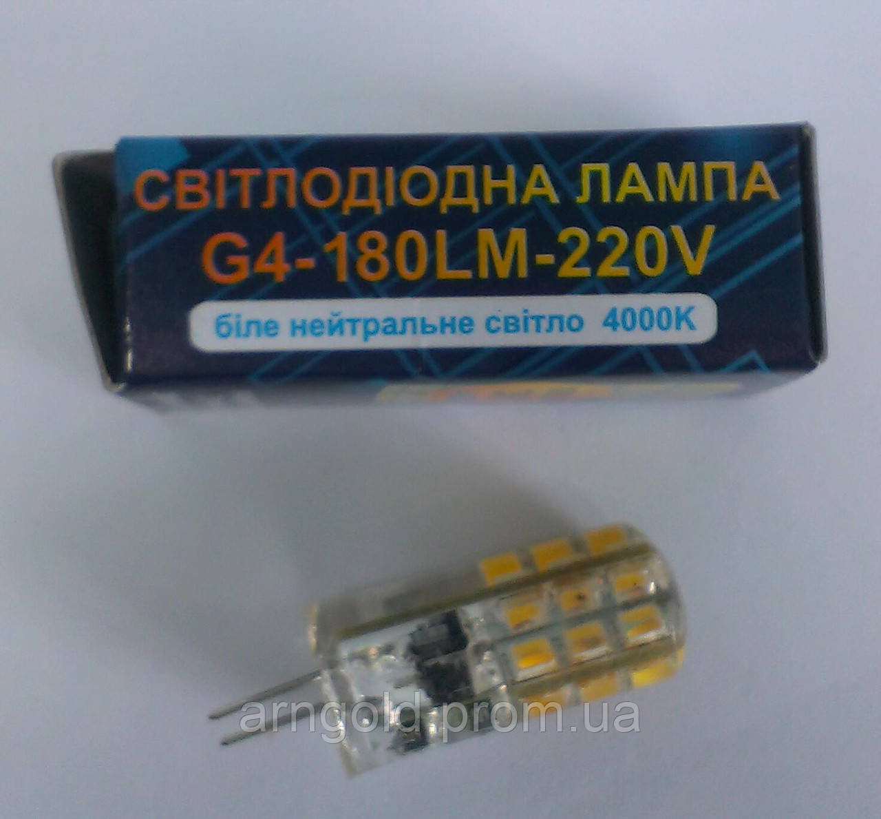 Лампа світлодіодна 3W G4 180Lm 300* 4000K 220V