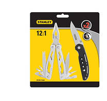 Мультитул STANLEY MULTI-TOOL 12 в 1 з складаним ножем (STHT0-71028)