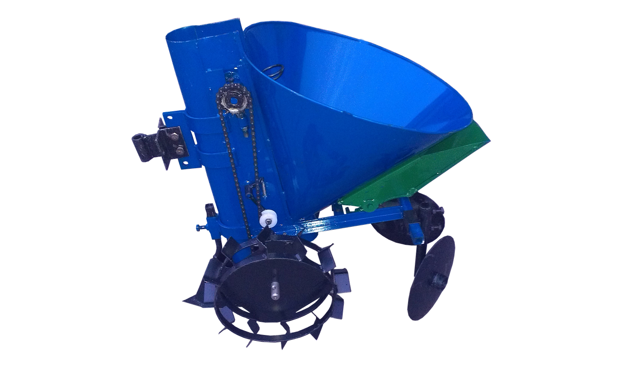 Картоплесаджалка мотоблочная КСМ-1ЦУ (синя)