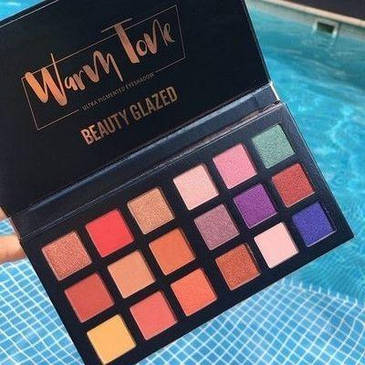 Набір тіней для повік Beauty Glazed Warm Tone ultra pigmented eyeshadow 18 кольорів, фото 3