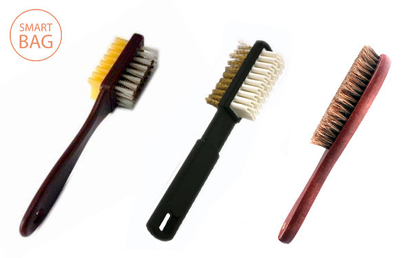 Види щіток для чищення замші. Щітки для чищення замші.