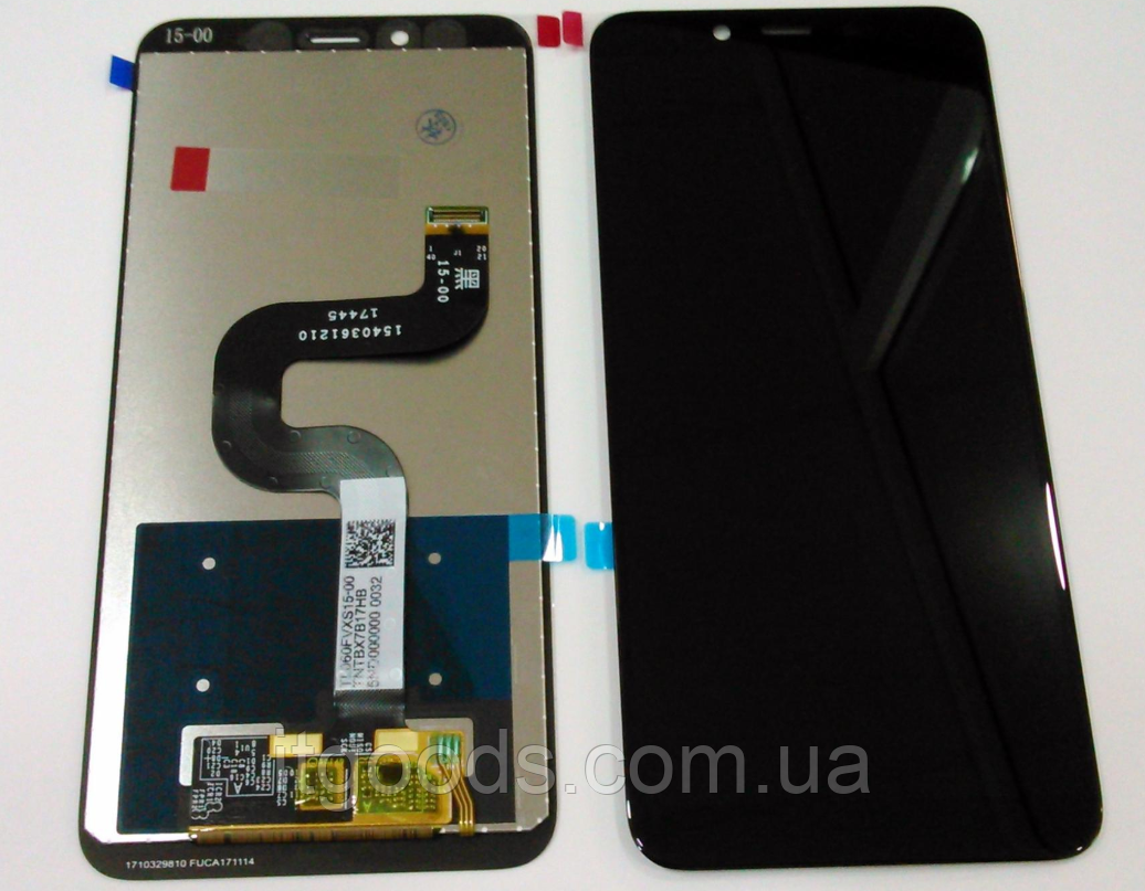 Дисплей (модуль) + тачскрін (сенсор) для Xiaomi Mi A2 | Mi6x | M1804D2SG (чорний колір)