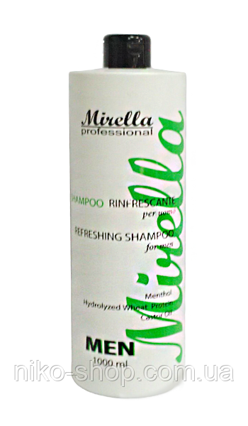 Освіжаючий шампунь для чоловіків Mirella (185125) Refreshing Shampoo 1000мл