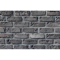 Облицовочная фасадная плитка под кирпич Loft Brick Манхетен 020 Черный с солью 210x65 мм