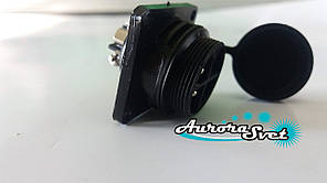 Водонепроникний конектор WPP-0400 M25 4 контакти "ПАПА". Водостійкий роз'єм IP-67. Герметичний роз'єм.