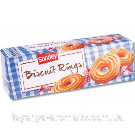 Бісквітне печиво Sondey Biscuit Rings, 400гр (Польща)