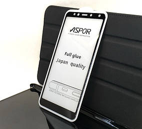 Xiaomi Redmi 5 захисне скло на телефон протиударне 5D Black Full Glue чорне