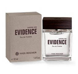 Yves Rocher Comme une Evidence Men EDT 50ml (оригінал оригінал Франція)