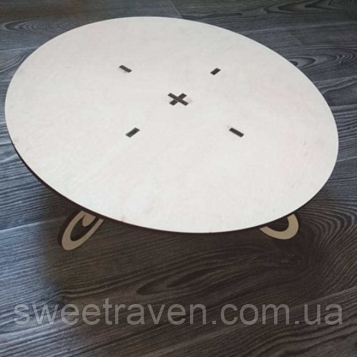 Стійка для торта з дерева 35 см, фото 1