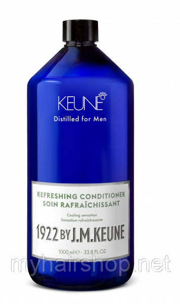 Освіжний чоловічий кондиціонер KEUNE 1922 Refreshing Conditioner 1000 мл