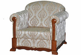 Крісло у вітальню з натурального дерева Династія Скіф