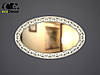 Дзеркало у ванну біле із золотом Marseilles R3, фото 8