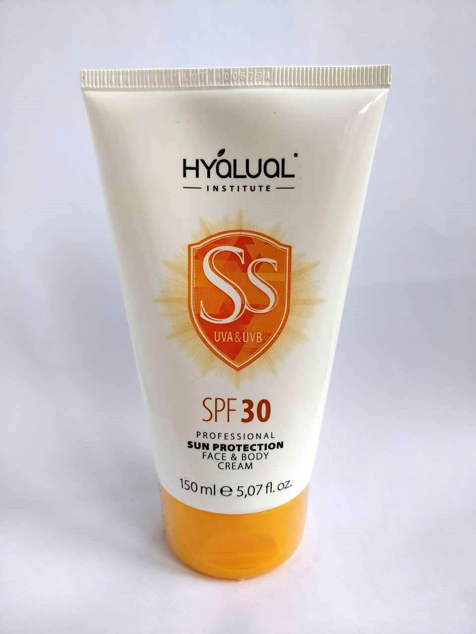 HYALUAL Safe sun SPF-30 Сонцезахисний крем Гіалуаль, 150 мл