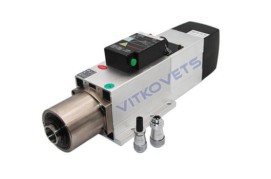 Шпиндель (з фланцем) GDZ120X103-4.5 4P з автоматичною зміною інструмента (повітряне охолодження) 4.5KW, фото 1