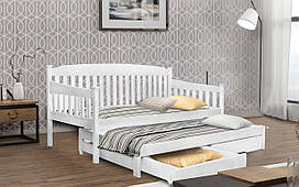 Дерев'яне дитяче ліжко Юніс 80х190 см. Містер Мебл