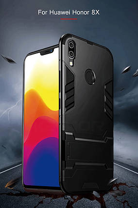 PC + TPU чохол Metal armor для Honor 8X (7 кольорів), фото 1