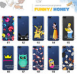 Ультратонкий прозорий чохол з малюнком для Huawei Y5 2018 / Y5 Prime 2018 / Y5 Lite 2018 / Hon (80 дизайнів), фото 8