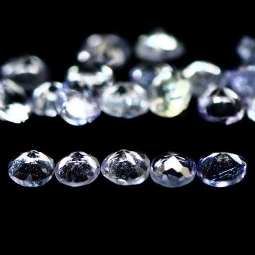 1.57 кт. ПРИРОДНИЙ Танзанит 2.4-2.5 мм 24 шт.