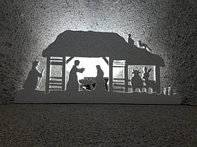 Новорічний декор для вікон Панорама No1. 100 см. Толщ 3 см.