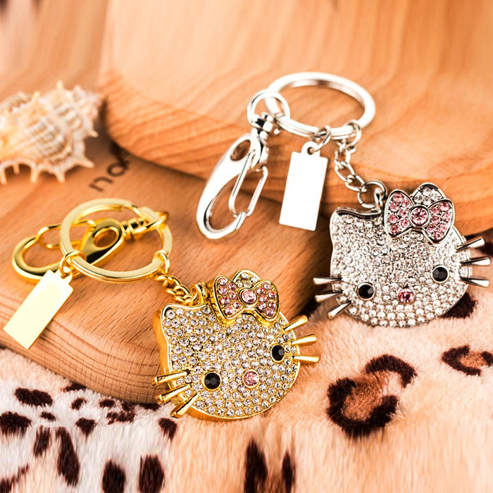 USB-флешка 32 GB Hello Kitty (Хелло Кітті) з кристалами Сваровскі + Подарункова Коробочка