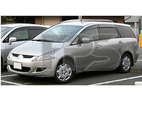 Бокове скло задніх дверей Mitsubishi Grandis '04-11 праве (XYG)
