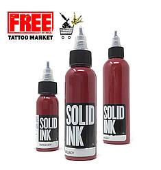 Тату фарбу SOLID INK Burgundy 1 унц (30 мл)