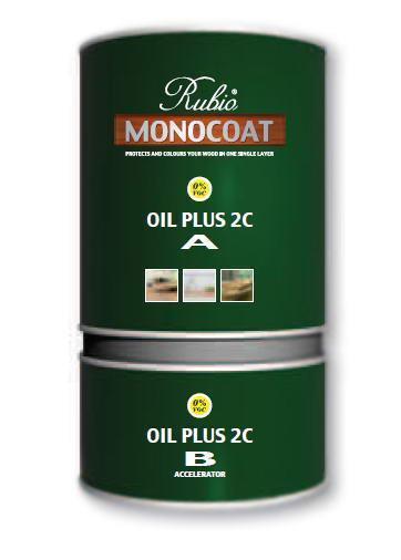 Олія Rubio Monocoat Oil Plus 2C для внутрішніх робіт 1,3 л