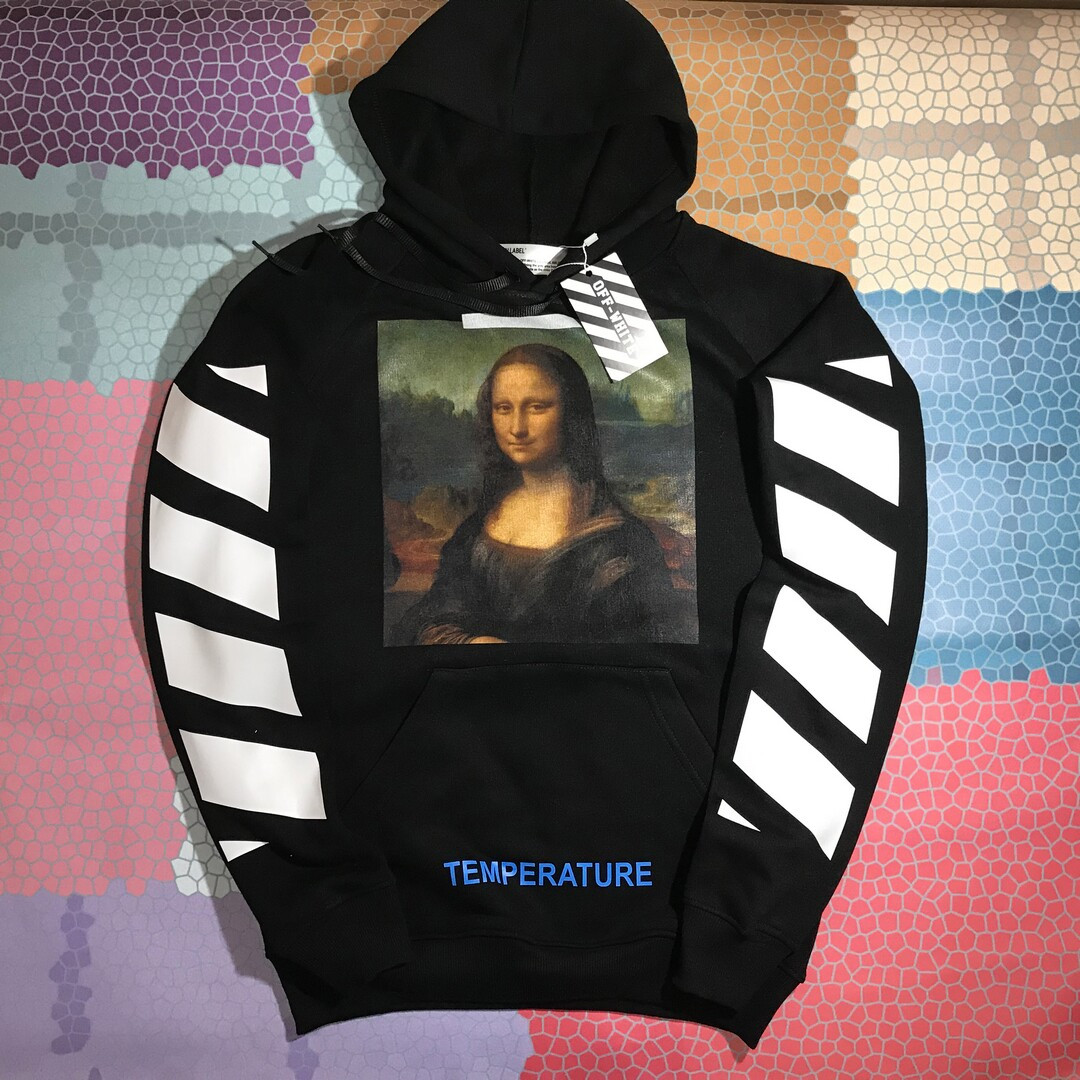 Худі Off-White • Mona Lisa Black • Топ якість • Модний бренд XS