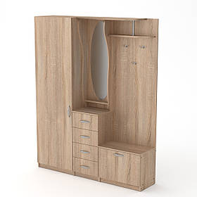 Прихожая Компанит Тамара 1600 мм дсп дуб-сонома