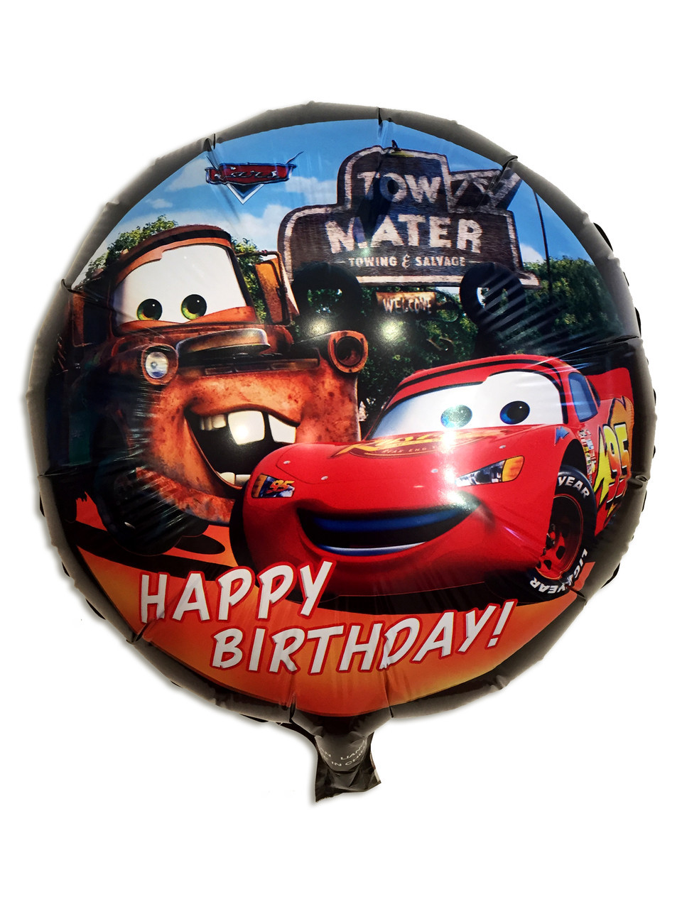 Повітряний фольгований шар Тачки, діаметр 45 см.