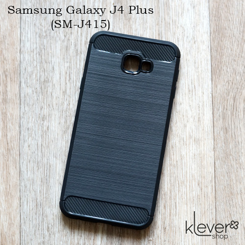 TPU чехол для Samsung Galaxy J4 Plus (SM-J415) (black "Carbon"), фото 1