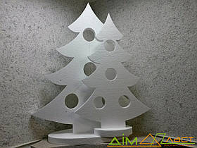 Ялинка з пінопласту на підставці під кулю заввишки 75 см Толщ 5 см