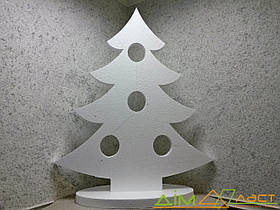 Ялинка з пінопласту на підставці під кулю заввишки 100 см Товщ 5 см