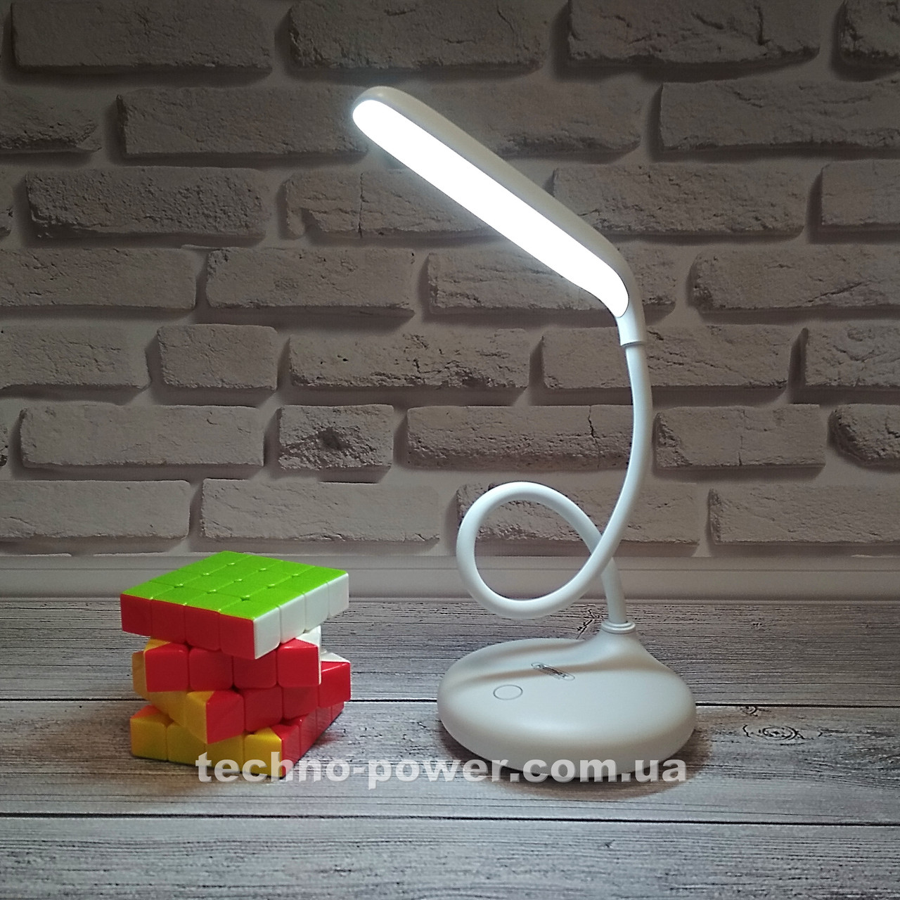 Настільна лампа Remax RT-E190 Dawn LED Lamp c акумулятором. Портативна сенсорна лампа, фото 1