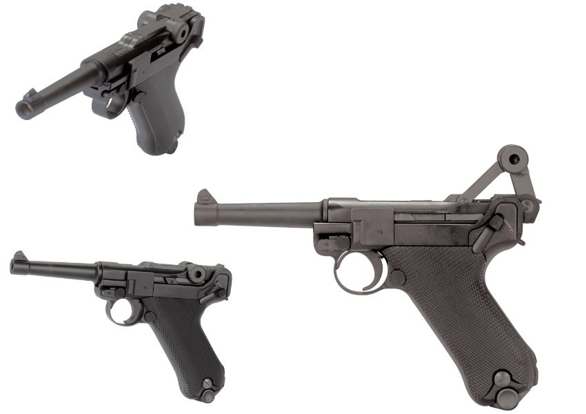 Пістолет пневматичний KWC Luger P08 Blowback