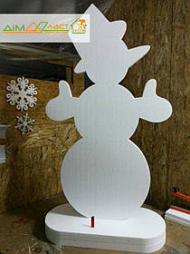 Сніговик на підставці висотою 100 см Товщ 5см