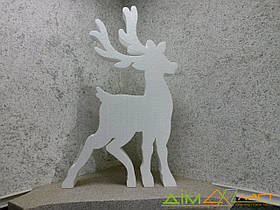 Олень No1 100 см на 60 см товщ 10 см із пінопласту.