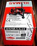 Саморіз шуруп 3,5х25мм Wkret-Met Klimas KSGM для гипсокартона для металу коробка 1000 штук, фото 2