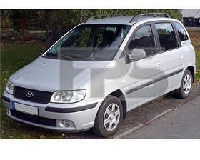 Бокове скло задніх дверей Hyundai Matrix '01-10 ліве (XYG)