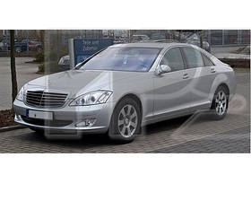 Бокове скло задніх дверей Mercedes-Benz S-class (W221) Long '05-13 ліве (XYG)