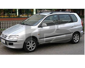 Бокове скло задніх дверей Mitsubishi Space Star '02-05 праве (XYG)