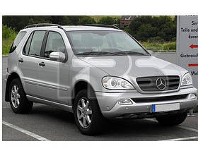 Бокове скло заднє кузовне, глухе Mercedes-Benz ML-class (W163) '98-05 праве (XYG)