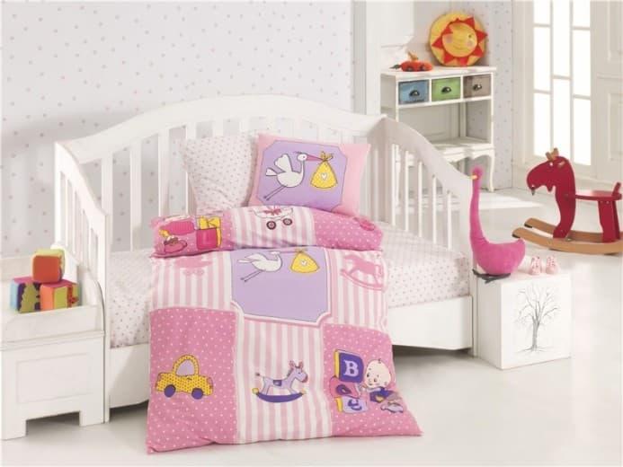 Білизна постільна дитяча KRISTAL Play time lila дитяче