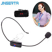 Мікрофон ФМ на голову бездротовий JINSERTA FM (87.5-108mhz)